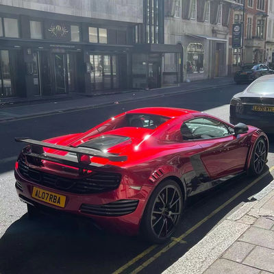 MP4 12C 맥라렌 보디 키트 MSY 스타일 앞뒤 배머 스포일러 와이드보디 키트 빨간색 검은색