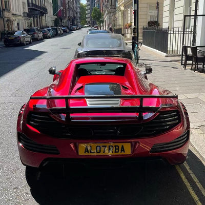 MP4 12C 맥라렌 보디 키트 MSY 스타일 앞뒤 배머 스포일러 와이드보디 키트 빨간색 검은색