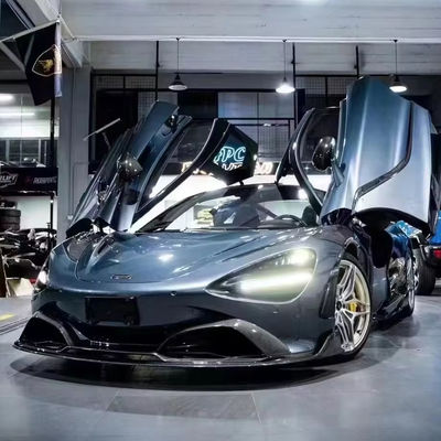 720s 맥라렌 보디 키트 블랙세일 스타일 앞 배머 스포일러 립 후드 펜더