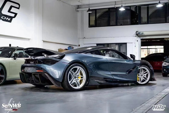 720s 맥라렌 보디 키트 블랙세일 스타일 앞 배머 스포일러 립 후드 펜더