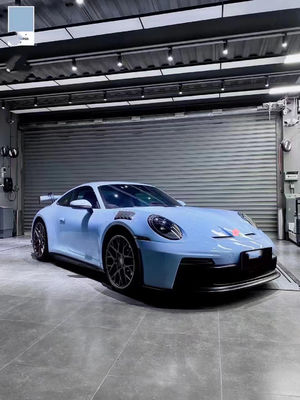 포르쉐 911 992 카시리 키트 992 업그레이드 된 GT3 스타일 탄소 섬유 앞 및 뒷 배머 스포일러 후드 카시리 키트