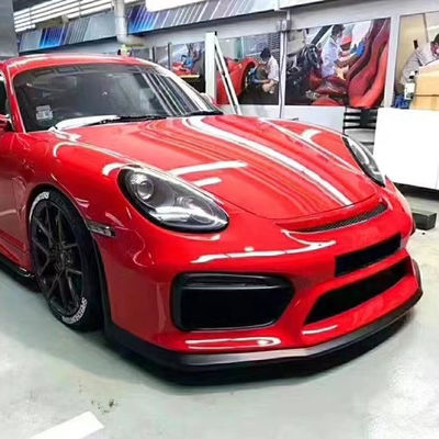 제품 핫 케이크 987 케이맨 보디 키트 GT4 스타일 앞뒤 배머 스포일러 2006-2012