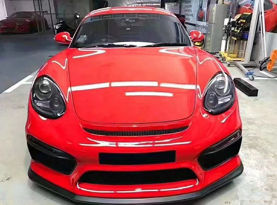 제품 핫 케이크 987 케이맨 보디 키트 GT4 스타일 앞뒤 배머 스포일러 2006-2012