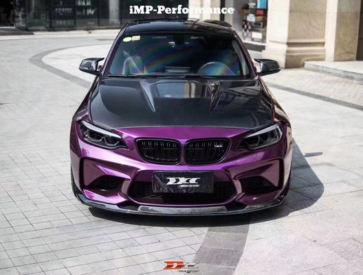 IMP 스타일 탄소 섬유 모자 BMW M2 2 시리즈 F22 F87 탄소 섬유 엔진 커버 엔진 래치 커버