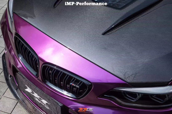 IMP 스타일 탄소 섬유 모자 BMW M2 2 시리즈 F22 F87 탄소 섬유 엔진 커버 엔진 래치 커버