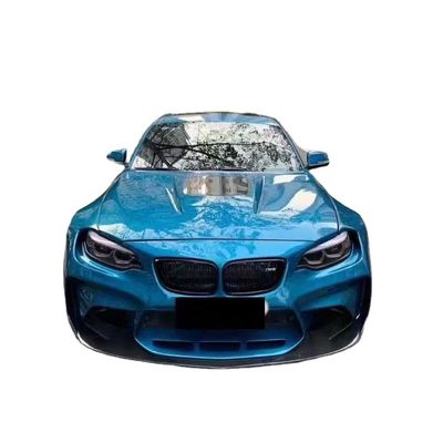 BMW F22 F87 2 시리즈 M2 카시 키트 M2 M235 업그레이드 IMP 스타일 앞뒤 배머 스포일러 폭체