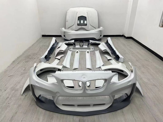 BMW F22 F87 2 시리즈 M2 카시 키트 M2 M235 업그레이드 IMP 스타일 앞뒤 배머 스포일러 폭체