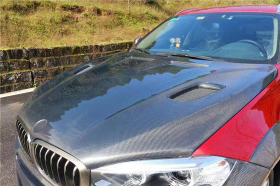 BMW X5 X6 F15 F16 탄소 섬유 후드 탄소 섬유 후드 X5 X6 탄소 섬유 덮개