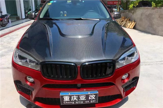 BMW X5 X6 F15 F16 탄소 섬유 후드 탄소 섬유 후드 X5 X6 탄소 섬유 덮개