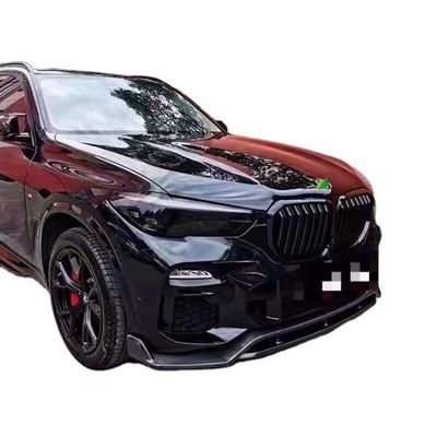 핫 판매 X5 G05 탄소 섬유 보디 키트 Forbmw X5 탄소 섬유 앞 껍데기 후방 유출 스포일러 사이드 스커트