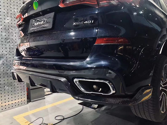 핫 판매 X5 G05 탄소 섬유 보디 키트 Forbmw X5 탄소 섬유 앞 껍데기 후방 유출 스포일러 사이드 스커트
