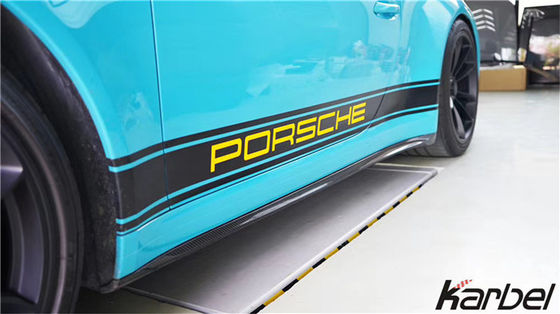 포르쉐 911 991.2 GT3 911 GT3 탄소 섬유 전면 껍질 후방 확산기 측면 스커트