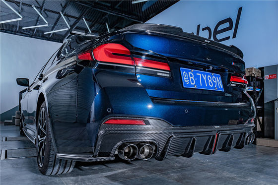 BMW 5 시리즈 탄소 섬유 앞 껍데기 후방 디푸저 스포일러