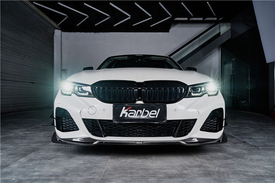 고품질 건조 탄소 섬유 G20 G28 320 325 330 BMW 3 시리즈 전면 립 후방 확산 스포일러