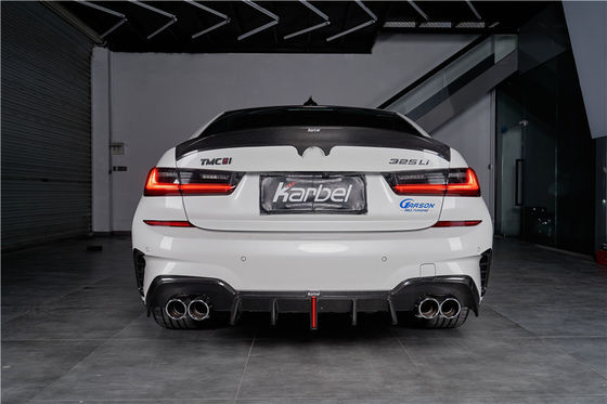 고품질 건조 탄소 섬유 G20 G28 320 325 330 BMW 3 시리즈 전면 립 후방 확산 스포일러