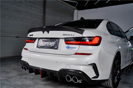 고품질 건조 탄소 섬유 G20 G28 320 325 330 BMW 3 시리즈 전면 립 후방 확산 스포일러