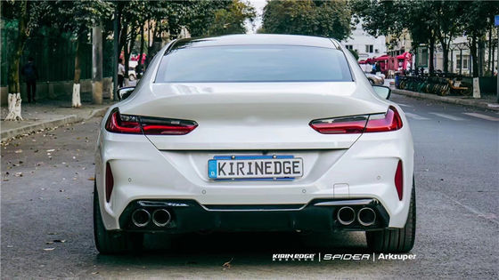 BMW 8 시리즈 840I 850 카시 키트 840 850 업그레이드 된 M8 스타일 앞 및 뒷 배머