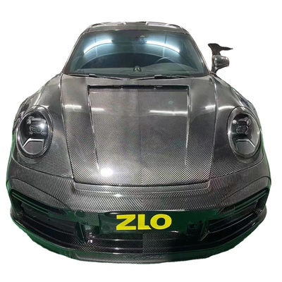 포르쉐 911 992 시체 키트 911 992 업그레이드 된 탑카 스타일 앞뒤 배머 스포일러 시체 키트