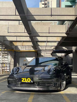 포르쉐 911 992 시체 키트 911 992 업그레이드 된 탑카 스타일 앞뒤 배머 스포일러 시체 키트