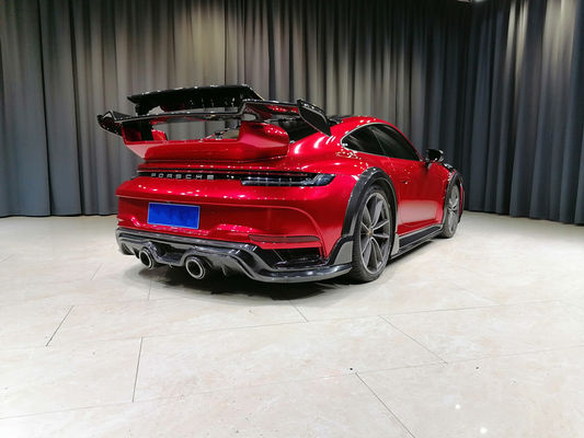 포르쉐 911 992 카시 키트 911 992 터보 업그레이드 테크카트 스타일 앞뒤 배머 커버 카시 키트