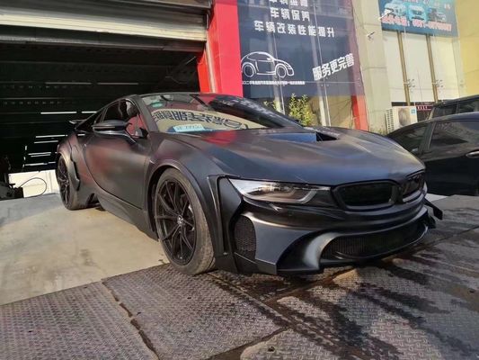 BMW I8 탄소 섬유 시체 키트 I8 업그레이드 에너지 스타일 앞뒤 배머 스포일러 와이드보디 키트