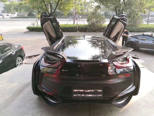 BMW I8 탄소 섬유 시체 키트 I8 업그레이드 에너지 스타일 앞뒤 배머 스포일러 와이드보디 키트