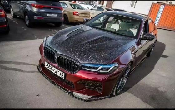 BMW 5 시리즈 G30 G38 F90 탄소 섬유 기계 덮개 G30 G38 F90 건조 탄소 섬유 엔진 래치 덮개