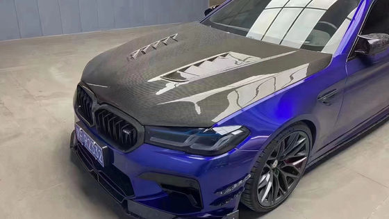 BMW 5 시리즈 G30 G38 F90 탄소 섬유 기계 덮개 G30 G38 F90 건조 탄소 섬유 엔진 래치 덮개