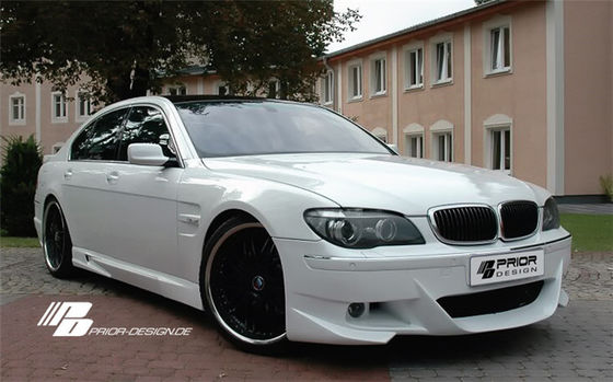BMW 7 시리즈 E66 E65 카시 키트 E66 E65 업그레이드 된 PRIOR 스타일 앞 및 뒷 배머 카시 키트