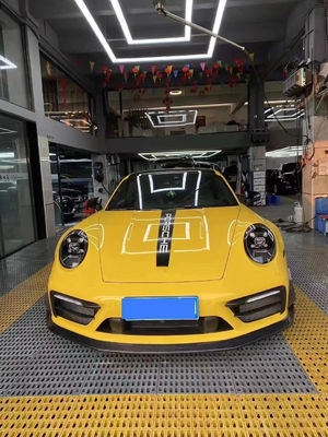 포르쉐 992 탄소 섬유 보디 키트 992 탄소 섬유 앞 입술 확산기 측면 스커트 스포일러 후드 펜더