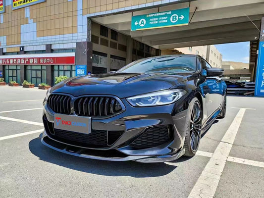 BMW 8 시리즈 G14 G15 G16 840i 탄소섬유 보디 키트 840i 탄소섬유 전면 스카프 스포일러 사이드 스커트