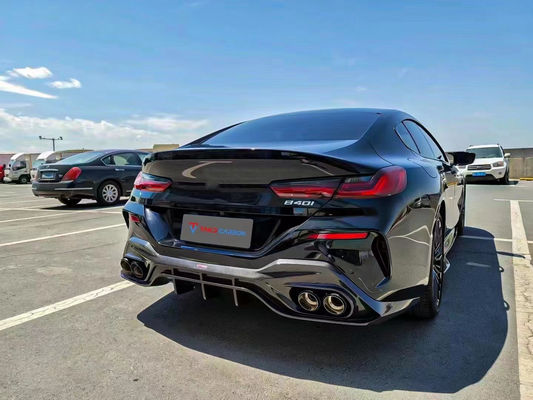 BMW 8 시리즈 G14 G15 G16 840i 탄소섬유 보디 키트 840i 탄소섬유 전면 스카프 스포일러 사이드 스커트