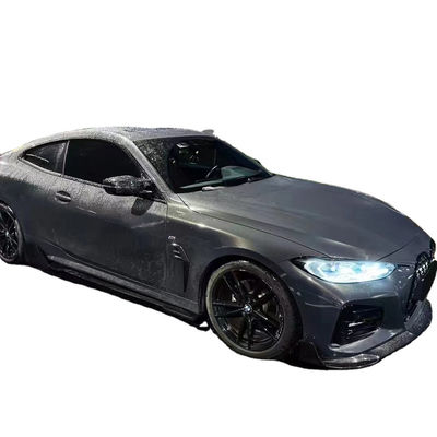 BMW 4 시리즈 G22 G22 탄소 섬유 전면 껍데기 디푸저 스포일러 사이드 스커트 건조 탄소 섬유 몸집