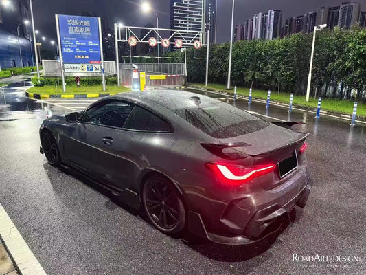 BMW 4 시리즈 G22 G22 탄소 섬유 전면 껍데기 디푸저 스포일러 사이드 스커트 건조 탄소 섬유 몸집