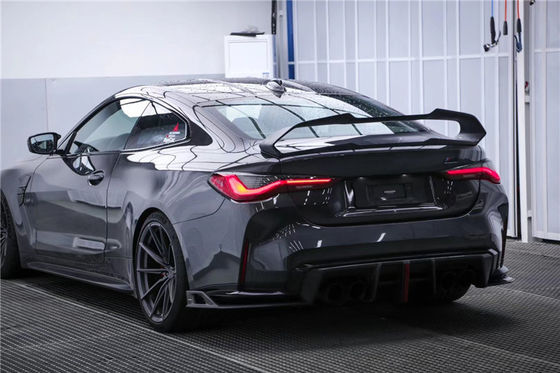 탄소 섬유 스포일러 BMW 4 시리즈 M4 G22 G82 G82 G22 탄소 섬유 꼬리 스포일러 시트