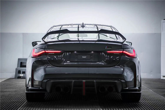 탄소 섬유 스포일러 BMW 4 시리즈 M4 G22 G82 G82 G22 탄소 섬유 꼬리 스포일러 시트