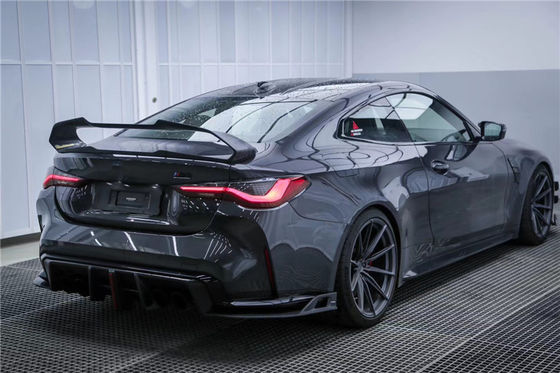 탄소 섬유 스포일러 BMW 4 시리즈 M4 G22 G82 G82 G22 탄소 섬유 꼬리 스포일러 시트