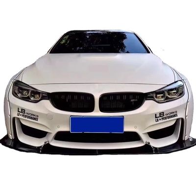 BMW M4 F82 LB 와이드 보디 키트 M4 F82 LB 스타일 앞 입술 확산기 스포일러 탄소 섬유 보디 키트 업그레이드