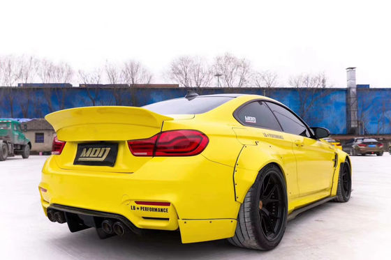 BMW M4 F82 LB 와이드 보디 키트 M4 F82 LB 스타일 앞 입술 확산기 스포일러 탄소 섬유 보디 키트 업그레이드