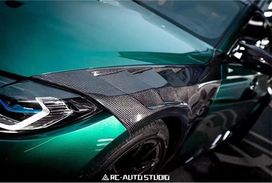 BMW M3 M4 G80 G82 탄소 섬유 펜더 M3 M4 G80 G82 업그레이드 된 AE 스타일 탄소 섬유 펜더 가벼운