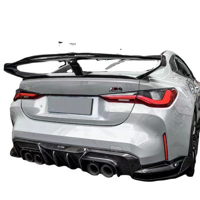 BMW 4 시리즈 G80 G82 M3 M4 탄소 섬유 스포일러 G80 G82 M3 M4 업그레이드 된 GTR 스타일 스포일러 날개