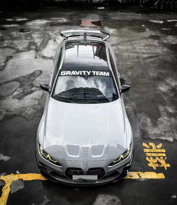 BMW 4 시리즈 G80 G82 M3 M4 탄소 섬유 스포일러 G80 G82 M3 M4 업그레이드 된 GTR 스타일 스포일러 날개