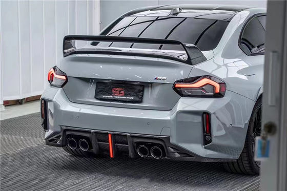 BMW M2 G87 탄소 섬유 보디 키트 M2 G87 업그레이드 된 AE 스타일 탄소 섬유 앞 입술 확산 스포일러 보디 키트
