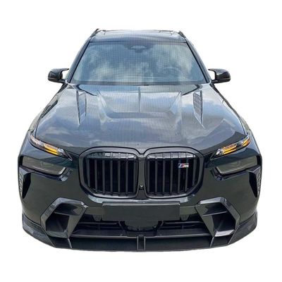 BMW X7 탄소섬유 보디 키트 X7 LD 스타일의 탄소섬유 앞 입술 확산 스포일러 후드 보디 키트