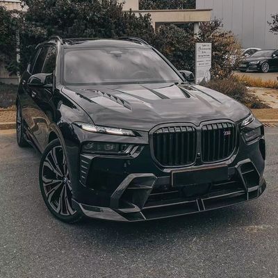 BMW X7 탄소섬유 보디 키트 X7 LD 스타일의 탄소섬유 앞 입술 확산 스포일러 후드 보디 키트