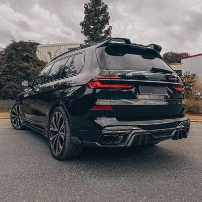 BMW X7 탄소섬유 보디 키트 X7 LD 스타일의 탄소섬유 앞 입술 확산 스포일러 후드 보디 키트