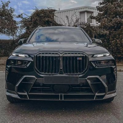 BMW X7 탄소섬유 보디 키트 X7 LD 스타일의 탄소섬유 앞 입술 확산 스포일러 후드 보디 키트