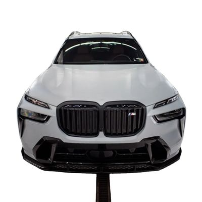 BMW X7 탄소섬유 보디 키트용 X7 탄소섬유 앞 입술 디프우저 스포일러 후드 사이드 스커트 넓은 몸 키트
