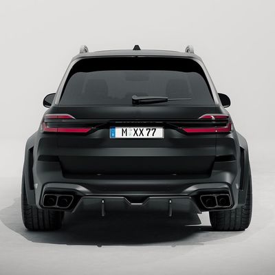 BMW X7 탄소섬유 보디 키트용 X7 탄소섬유 앞 입술 디프우저 스포일러 후드 사이드 스커트 넓은 몸 키트