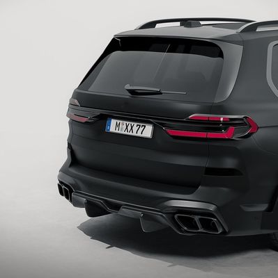 BMW X7 탄소섬유 보디 키트용 X7 탄소섬유 앞 입술 디프우저 스포일러 후드 사이드 스커트 넓은 몸 키트